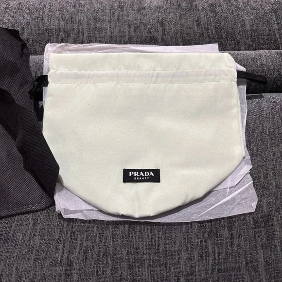 Prada Beauty Pouch Drawstring Light Green Dust Bag . - Picture 8 of 13